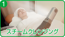 1)スチームクレンジング
